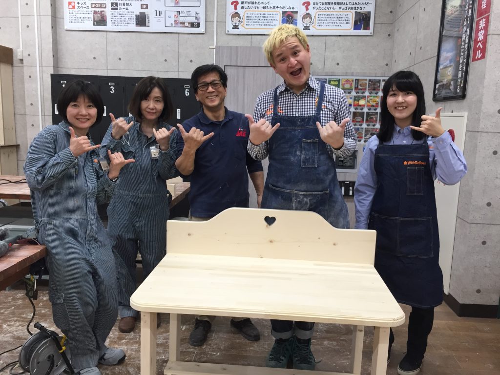 勉強机の制作、山田芳照　：勉強机デザイン、DIY技術監修、DIY講師