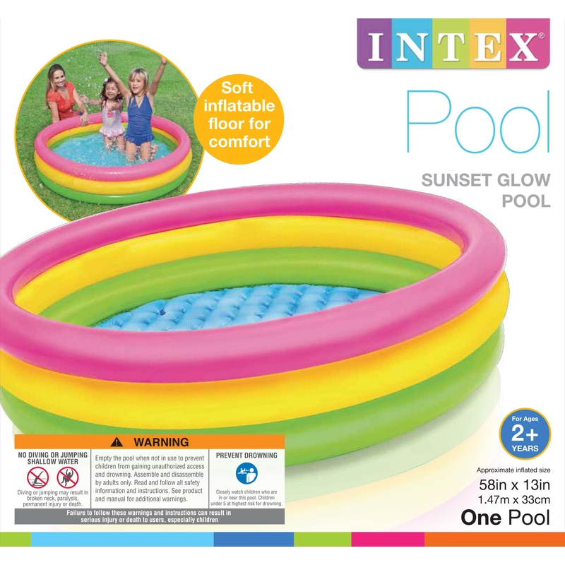 inflating intex pool