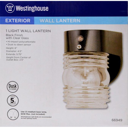 Westinghouse  ゼリージャー型ライト(66949) / EXT LIGHT FXTR JELLY 60W