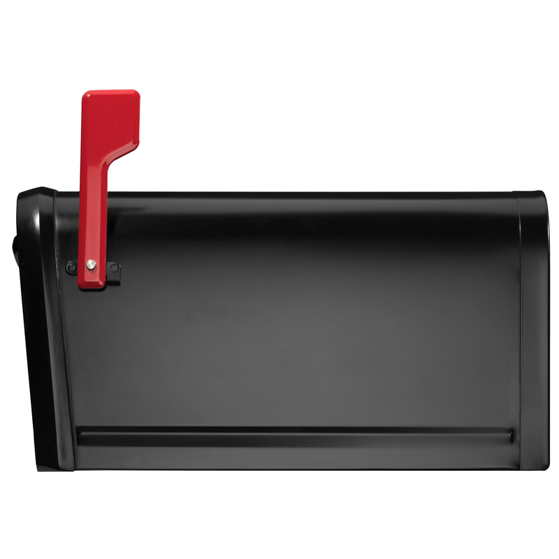 Architectural Mailboxes Oasis 360 Modern 支柱設置式ロック付きメールボックス (6300B-10) / LOCKNG OASIS MAILBOX BLK