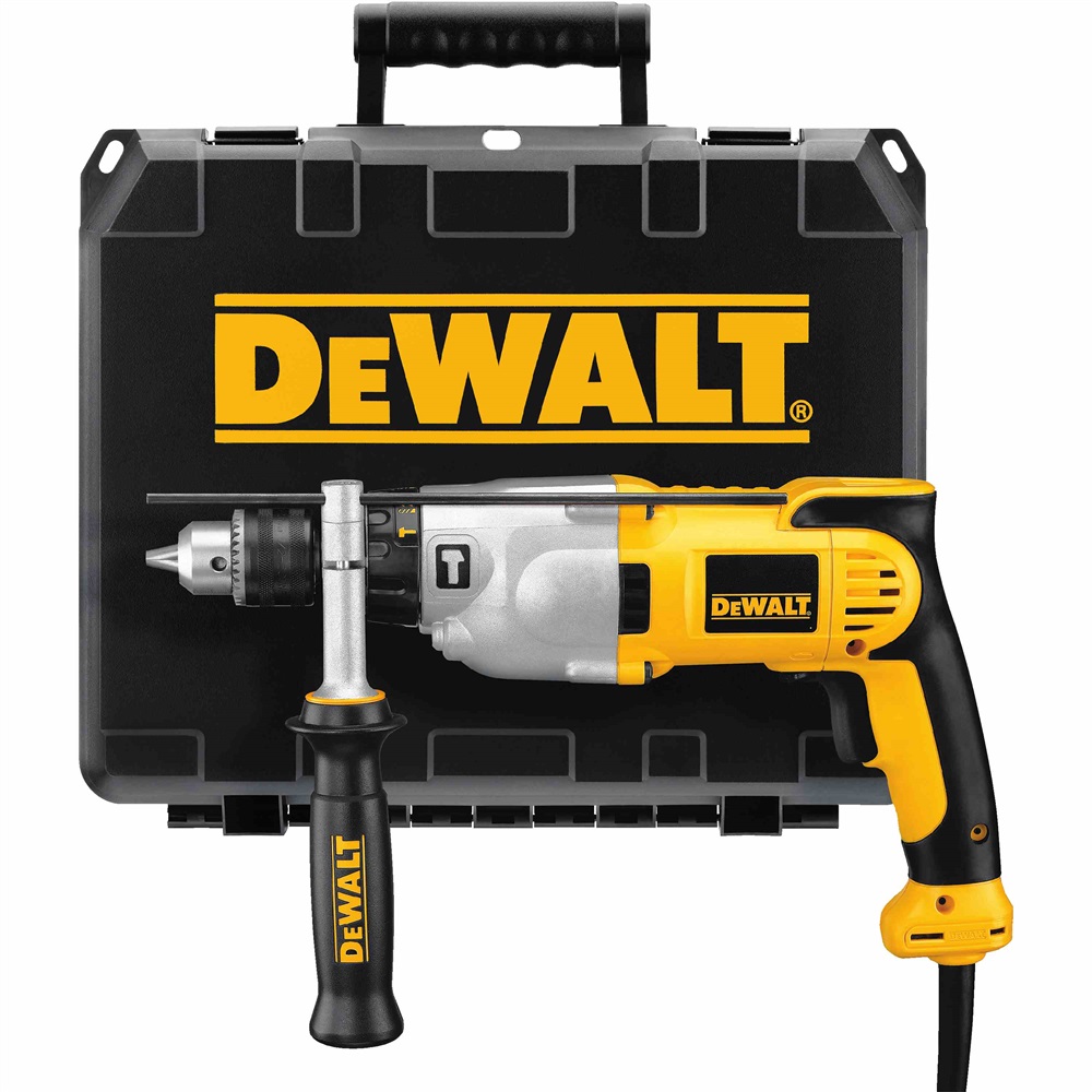 DEWALT DWd 520 1/2インチVSRピストルグリップハンマードリルDEWALT DW 5207  7本入プレミアムパーカッションメイソンドリルビットセット 電動工具