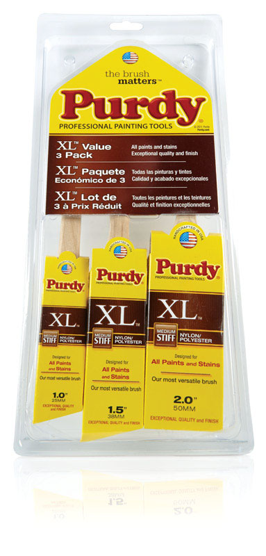 Purdy XL ペイントブラシ３点セット (140853100) / PURDY BRUSH VALUE PK 3PC