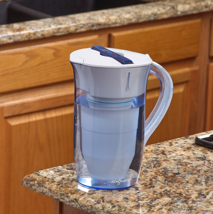 ZeroWater 浄水ピッチャー ブルー (ZR-0810-4) WATER PITCHER 10CUP