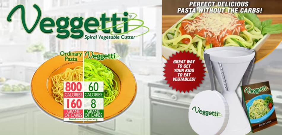 Veggetti As Seen on TV スパイラル式野菜スライサー (1000203) / VEGGETTI VEGGIE SLICER