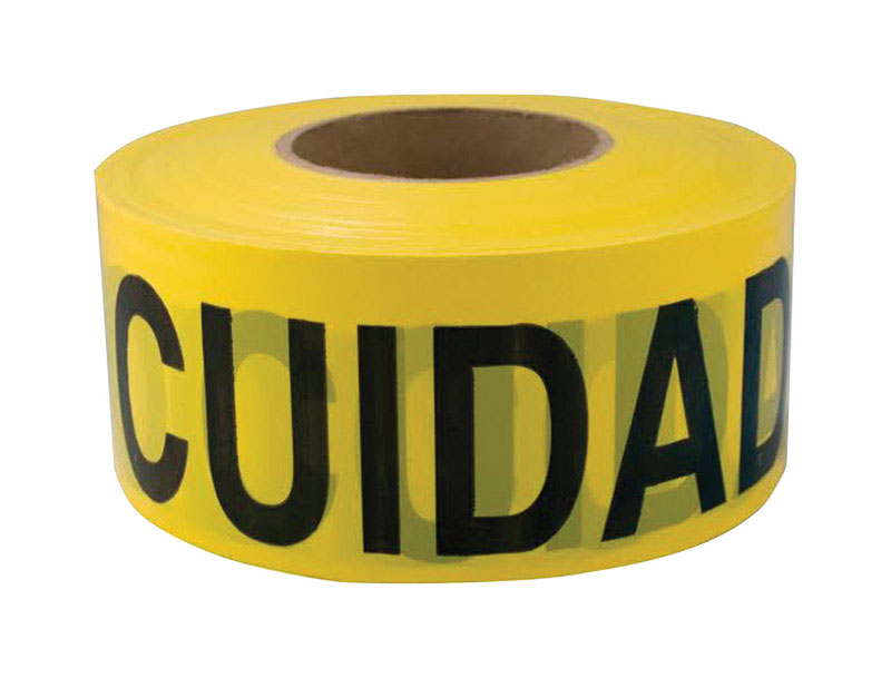 CH HANSON　英語/スペイン語表記バリケードテープ (16002) / TAPE BARACDE CUIDADO1000