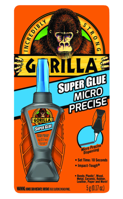 Gorilla 高強度多目的スーパー接着剤 6個セット (6770002) / SPRGLU MICRO PRECS .17OZ