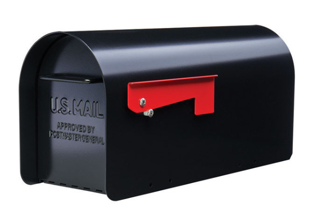 Gibraltar Mailboxes Ironside 支柱設置式メールボックス ( MB801B) / MAILBOX RURAL IRONSIDE