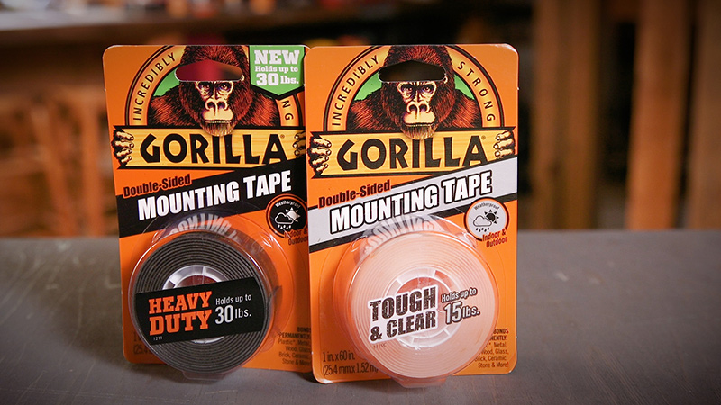 Gorilla マウントテープ クリアー 6個セット (6036002) / MOUNTING TAPE CLR 1X150"