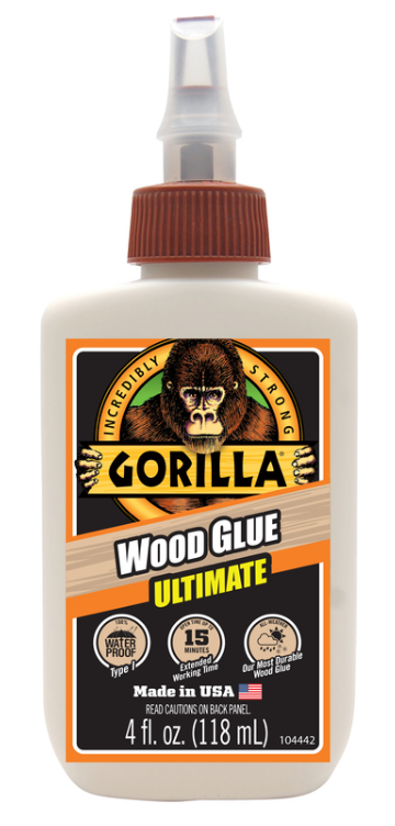 Gorilla 超強力木工接着剤 4オンス6個セット (104397) / WOOD GLUE LIQUID 4 OZ