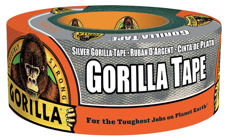 Gorilla ダクトテープ シルバー (105463) / GORILLA SILVER TAPE 10YD