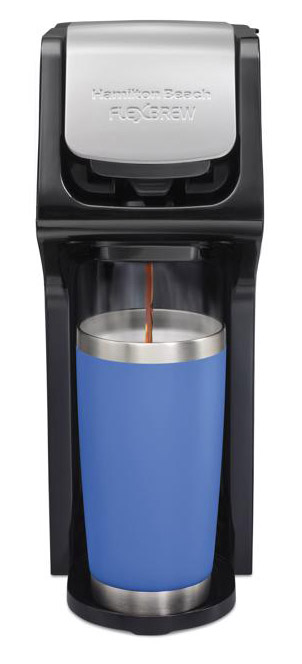 Hamilton Beach FlexBrew シングルサーブコーヒーメーカー (49900) / COFFEE MAKER BLK 14OZ