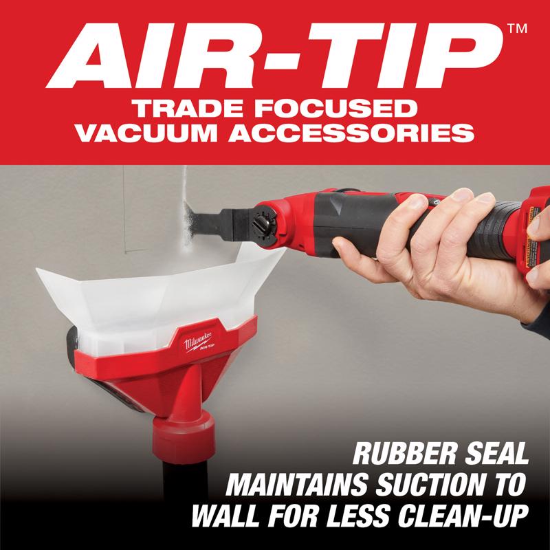 Milwaukee Air-Tip ダストコレクター (49-90-2022) / DUST COLLECTOR RED 1PC