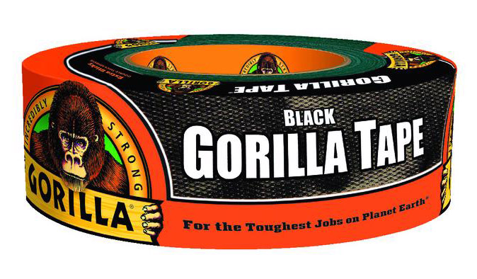 Gorilla ダクトテープ ブラック (105629) / DUCT TAPE BLACK 30YD