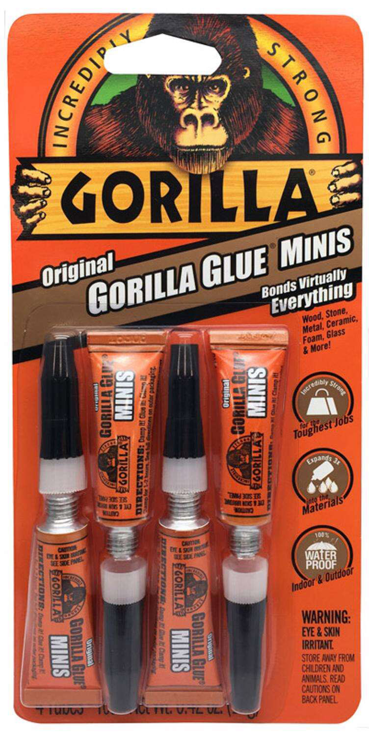 Gorilla 高強度オリジナルGorilla接着剤 ミニ4個入 6パック (5000503) / GORILLA GLUE MINIS 4PK