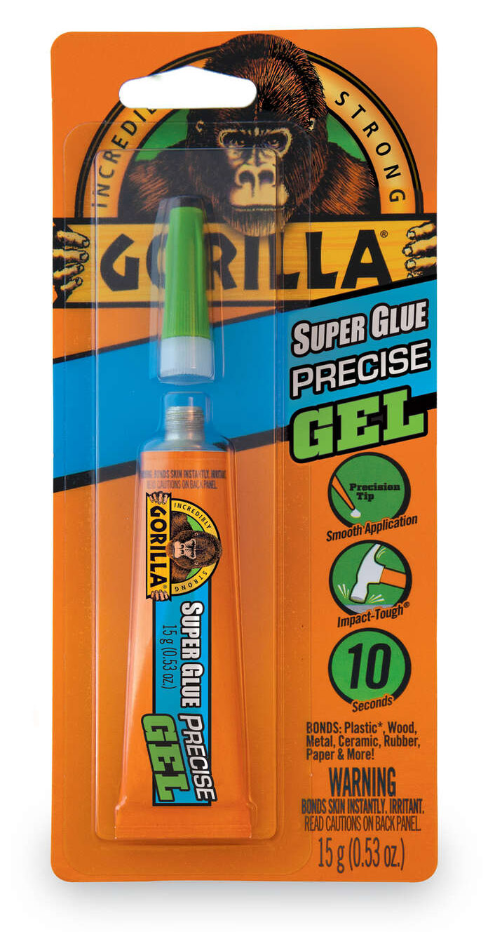 Gorilla 高強度スーパー接着ジェル 6個セット (6802502) / SUPER GLUE GEL 15GRAM