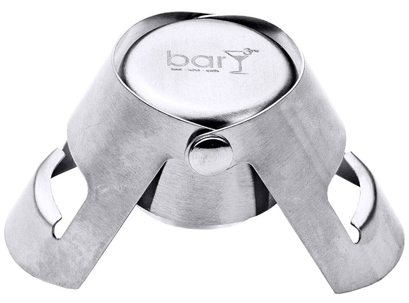 BarY3 ステンレススティール製ボトルストッパー (BAR-0750) / BOTTLE STOPPER SS 1PK