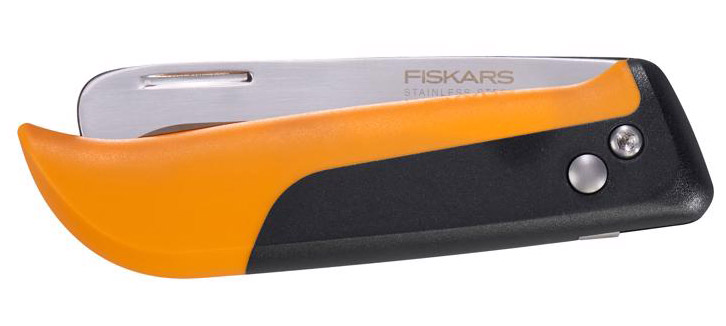 Fiskars プロデュースナイフ (340140-1002) / PRODUCE KNIFE PLST SS 3"