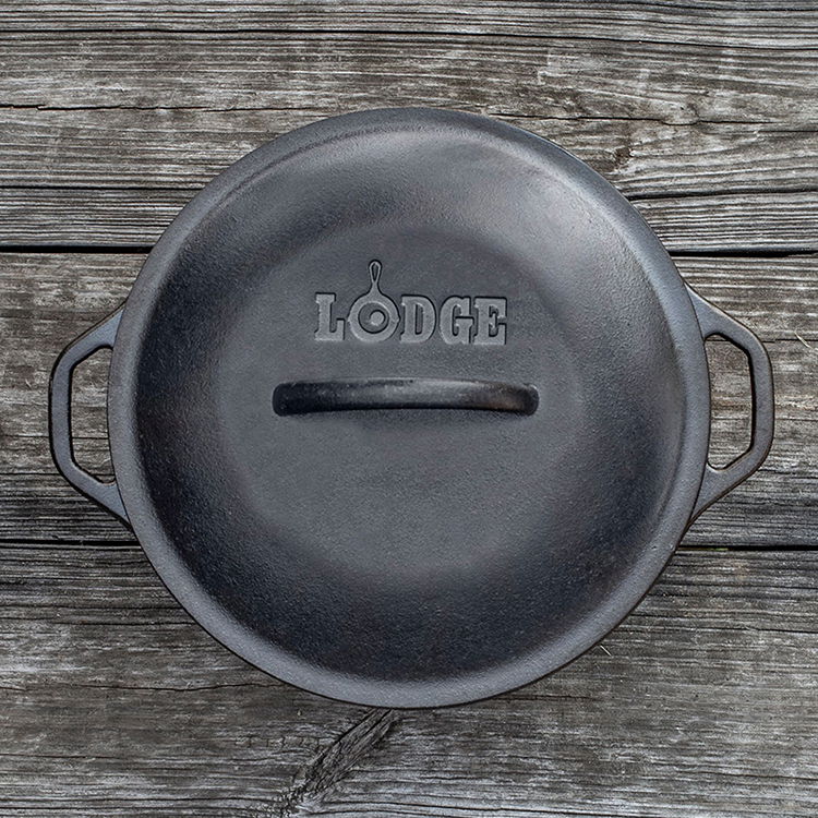Lodge 鋳鉄製ダッチオーブン (L8DOL3) / DUTCH OVEN 5QT CAST IRON