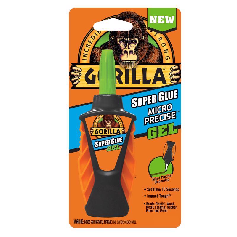 Gorilla Micro Precise 高強度ハイブリッド接着瞬間接着剤 (102177)