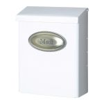 Gibraltar Mailboxes Designer 壁取付式ロック付メールボックス ホワイト (DVKW0000) / MAILBOX VERTICAL LOCK WH