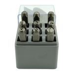 C.H. Hanson  スチール製型抜き数字キット 1/4インチ / STAMP SET 9PC HANSON1/4IN