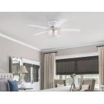 Westinghouse Contempra IV シーリングファン (72323) / CEILING FAN WHITE 52"
