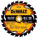 DeWalt Elite Series 丸鋸用カーバイドチップソーブレード (DWAW61224) / SAW BLADE CRB 6-1/2"X24T