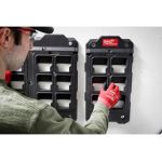 Milwaukee Packout Shop Storage 壁取付プレート Lサイズ  (48-22-8487) / WALL MOUNT RACK LRG 20"H
