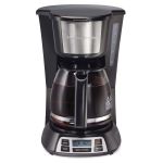 Hamilton Beach コーヒーメーカー (49630) / COFFE MAKR BLK/SLV 12CUP