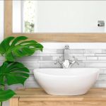 Smart Tiles 接着式壁用タイル Milano Carrera 4枚入 6セット (SM1060-4) / WAL TILE MLNO CRA 11.55"