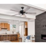 Westinghouse Scholar シーリングファン ブラック (73048) / CEILING FAN BLACK 52"