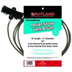Rutland ストーブブラシ (17410) / BRUSH PELLET 4" W/10'ROD