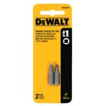 DeWalt Square Recess スクリュードライバービット (DW2201) / SCREWDRIVR BIT SQR #1X1"