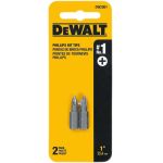 DeWalt Phillips スクリュードライバービット 2個入 (DW2001) / SCREWDRVR BIT #1 PHL 2PC