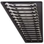 Milwaukee Max Bite Metric コンビネーションレンチ15点セット (48-22-9515) /15PC COMBO WRENCH KT MET