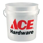 ACEプラスティック製バケツ ホワイト 10個セット (02GACE22200) / PLASTIC PAIL 2G ACE WHT