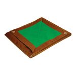 Foremost Dry Top リバーシブル防水シート ブラウン＆グリーン ( 11216) / TARP RVRSBL BR/GN 12X16'