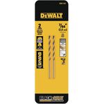 DeWalt ブラックオキサイド製ドリルビット (DW1107) / DRILL BT BLK-OX 7/64"2P