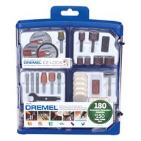 DREMEL  多目的ロータリーアクセサリーキット / ROTARY ACCESS KIT 180 PC