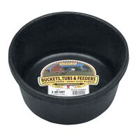 Miller Little Giant ゴム製餌入れ 2クオート / PAN FEED RUBBER 2 QUART