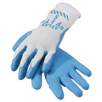 Atlas ゴムラテックスコーティング ワークグローブ ブルー グレー S (300S-07.RT) / GLOVES ATLAS FIT SMALL