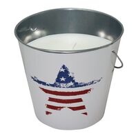 Patio Essentials  防蚊シトロネラオイルキャンドル アメリカ国旗柄 6個セット (21092US) / CITRO CNDL US FLAG 18OZ