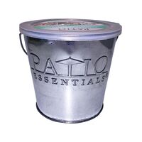 Patio Essentials  防蚊シトロネラオイルキャンドル バケツ 6個セット (21257G) / CITRO CNDL GALV BKT 17OZ