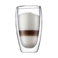 Bodum ダブルウォールグラス 2個×4パック (4560-10US4) / DBL WALL GLASS 2PC 15 OZ