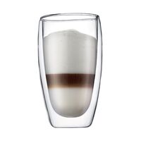 Bodum ダブルウォールグラス 2個×4パック (4560-10US4) / DBL WALL GLASS 2PC 15 OZ