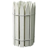 Greenes 木製ガーデンフェンス 4個セット (RC24W) / FENCE PICKET 16"X12' WHT