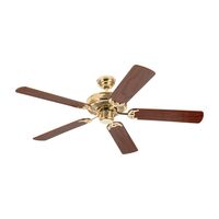 Westinghouse Contractor's Choice シーリングファン 52インチ ポリッシュドブラス (78021) / FAN CEILING52"OAK/WALPB