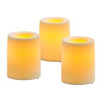 Sterno キャンドルライト バタークリーム 3個セット (CG10286CR3) / VOTIVE CANDLE 1.75" 3PK