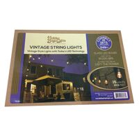 HOLIDAY BRIGHT LIGHTS ランドスケープライトセット クリアー (LED-VIN15) / LED VINT PATIO LIGHT15CT