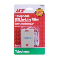 Ace インライン DSL電話ケーブルフィルター (3166360) / ACE INLINE DSL FILTER IV